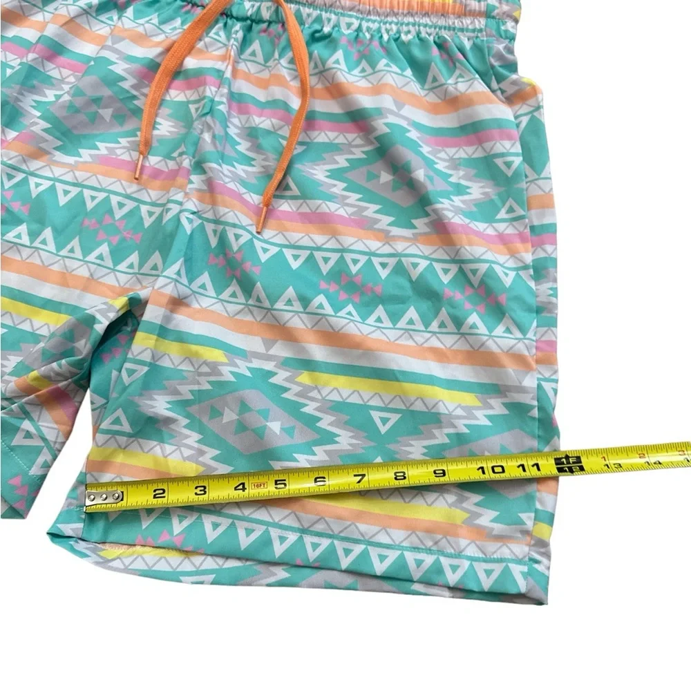 Chubbies Pastel Aztec‎ Tribal Print Men’s Size Large Trunks/Shorts Multicolored